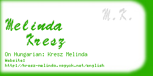 melinda kresz business card